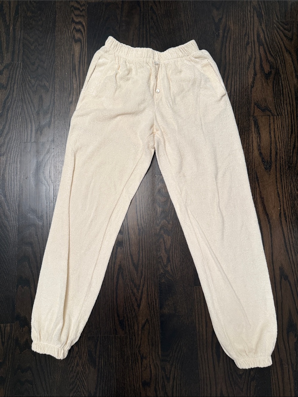 Donni Terry Henley pant in cream - Picture 3 of 4